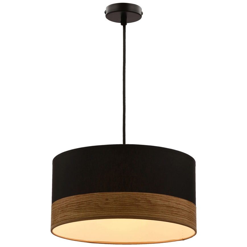 Chandelier on a string PORTO 1xE27/60W/230V black/brown
