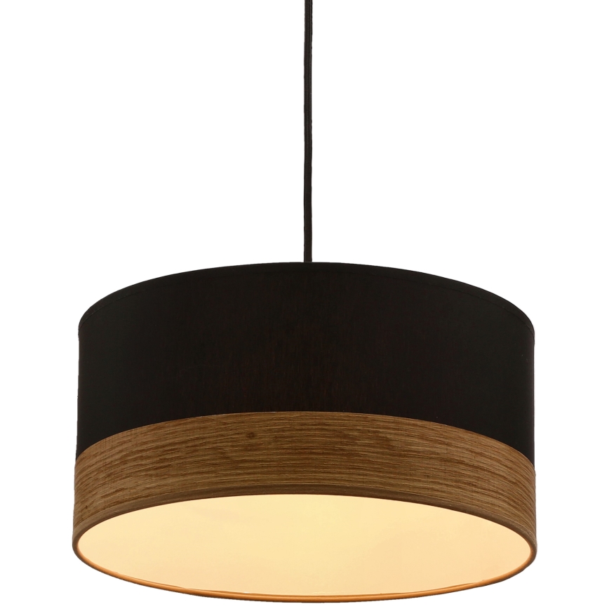 Chandelier on a string PORTO 1xE27/60W/230V black/brown