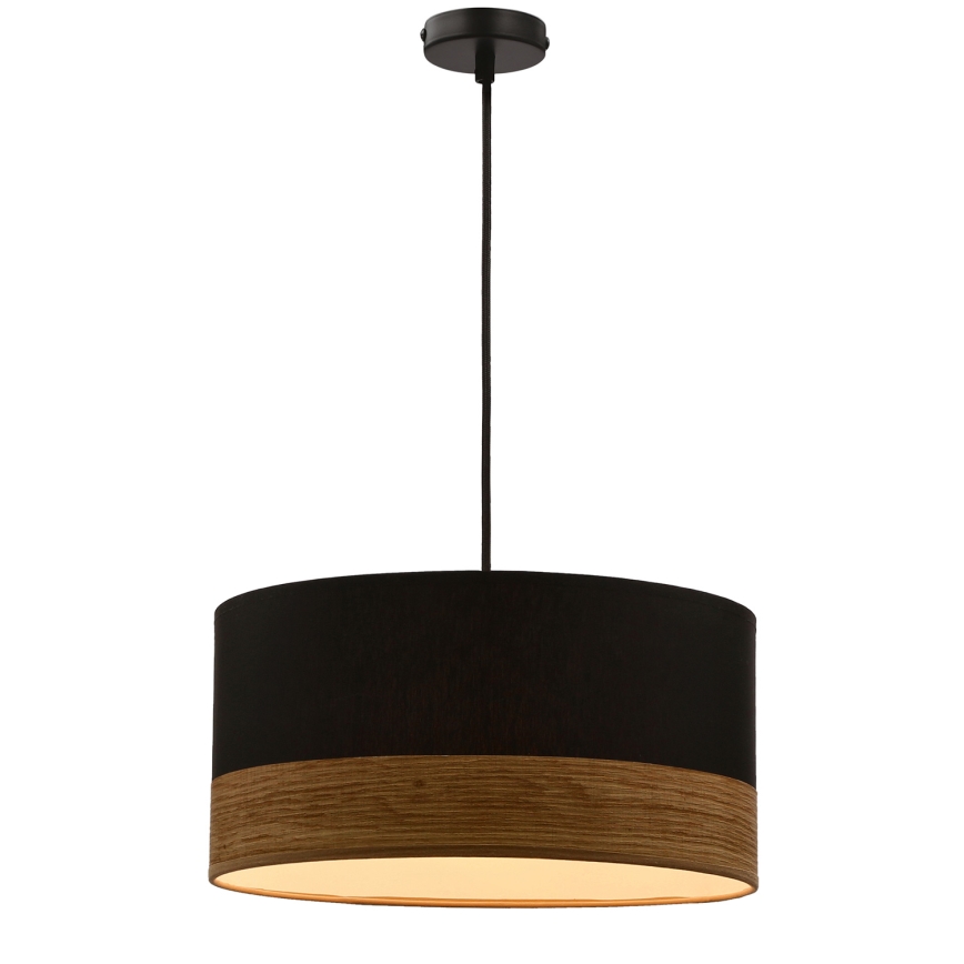 Chandelier on a string PORTO 1xE27/60W/230V black/brown