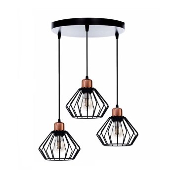 Chandelier on a string PORTO 3xE27/40W/230V