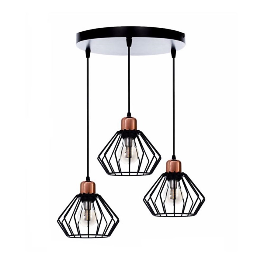 Chandelier on a string PORTO 3xE27/40W/230V