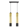 Chandelier on a string PRESCOT 2xGU10/40W/230V gold