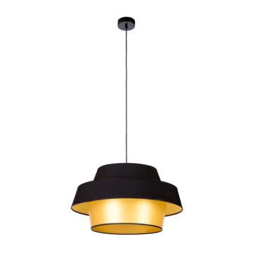 Chandelier on a string PRETO GOLD 1xE27/60W/230V