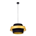 Chandelier on a string PRETO GOLD 1xE27/60W/230V