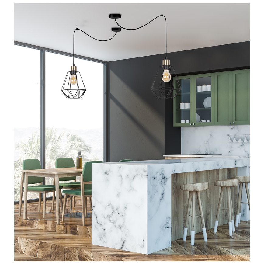 Chandelier on a string PRIMO 1xE27/60W/230V spider