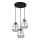 Chandelier on a string PRIMO 3xE27/60W/230V black/gold