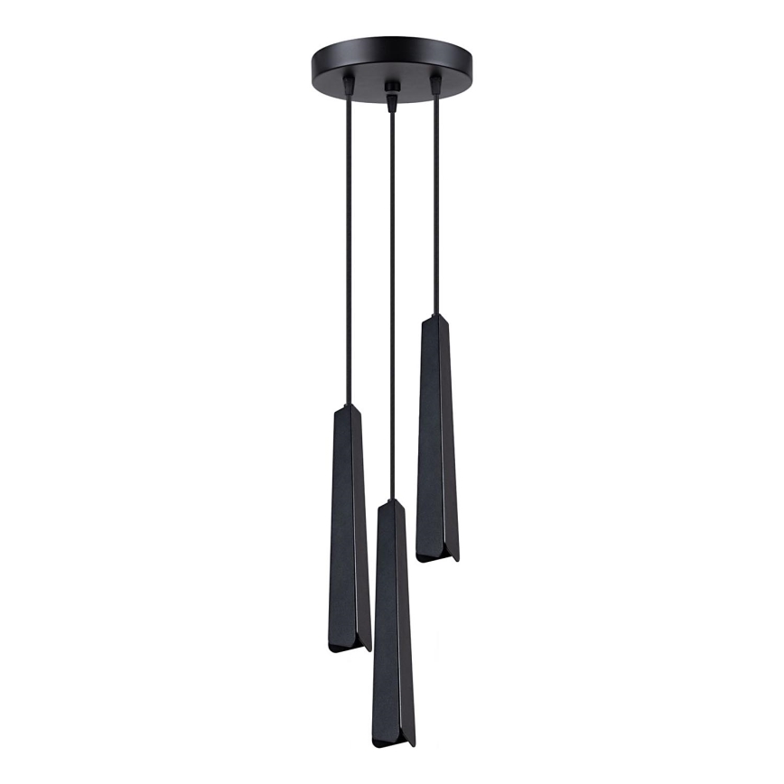 Chandelier on a string PRYSM 3xG9/8W/230V black