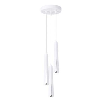 Chandelier on a string PRYSM 3xG9/8W/230V white