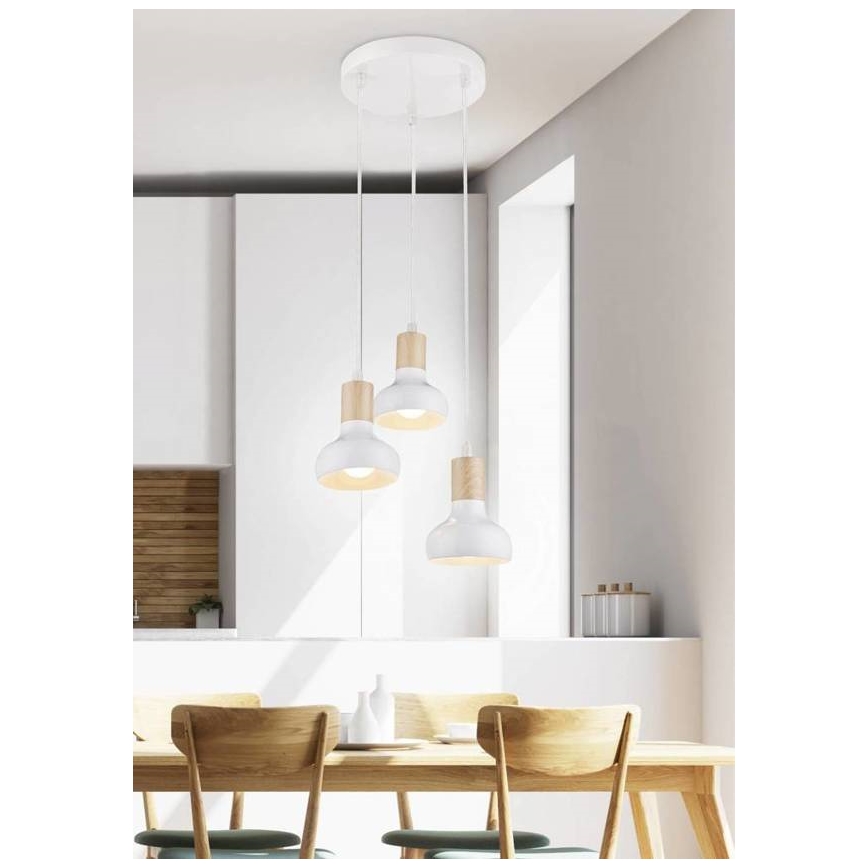 Chandelier on a string PUERTO 3xE14/40W/230V