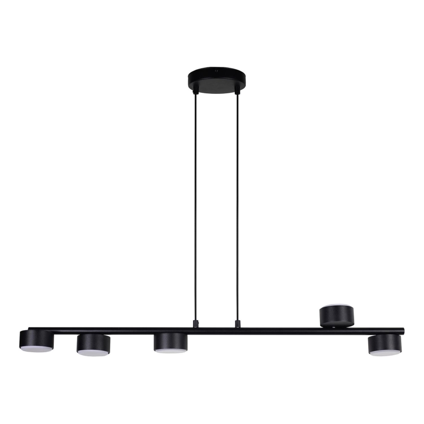 Chandelier on a string PUNTO 5xGX53/12W/230V black