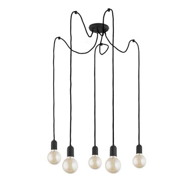 Chandelier on a string QUALLE 5xE27/60W/230V spider