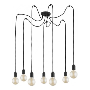 Chandelier on a string QUALLE 7xE27/60W/230V spider