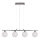 Chandelier on a string RAISA 4xG9/40W/230V shiny chrome