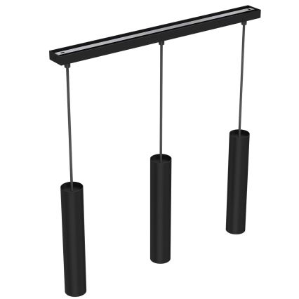 Chandelier on a string RAITO 3xGU10/8W/230V black