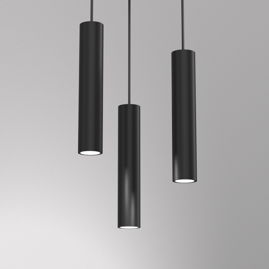 Chandelier on a string RAITO 3xGU10/8W/230V black