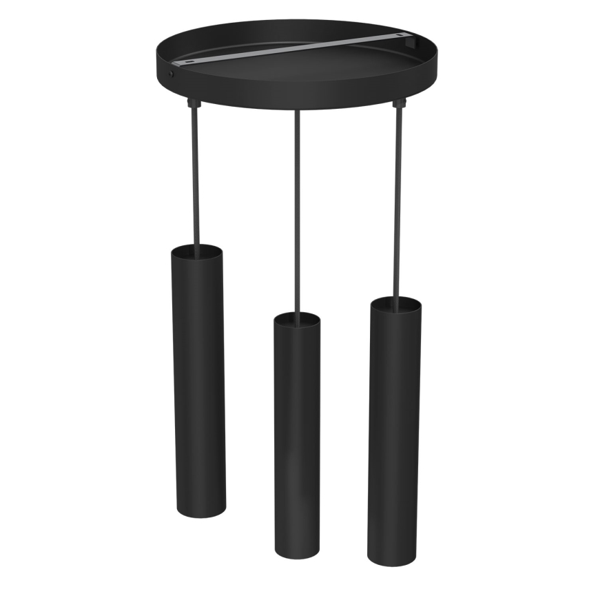 Chandelier on a string RAITO 3xGU10/8W/230V black