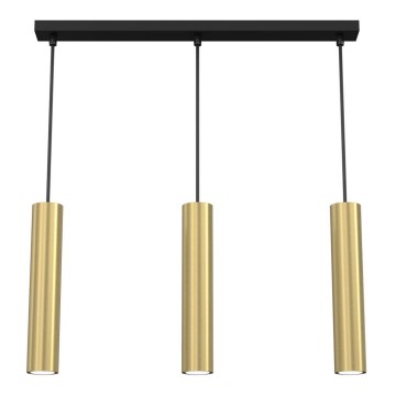 Chandelier on a string RAITO 3xGU10/8W/230V brass