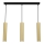 Chandelier on a string RAITO 3xGU10/8W/230V brass