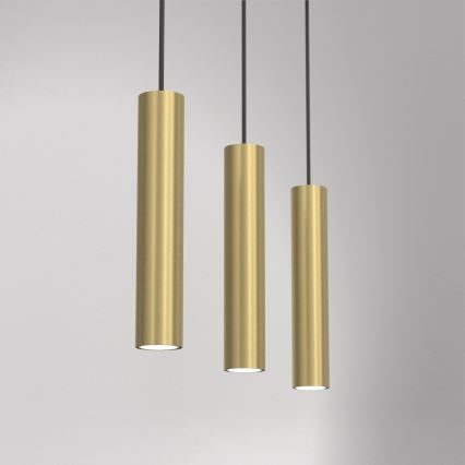 Chandelier on a string RAITO 3xGU10/8W/230V brass