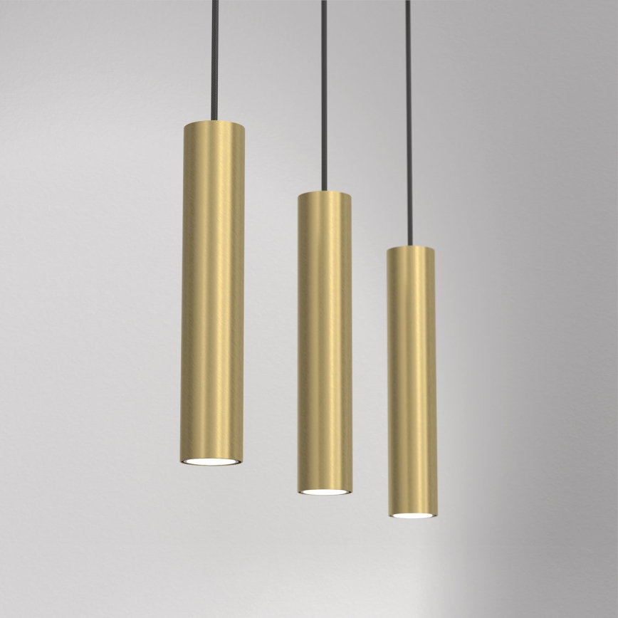 Chandelier on a string RAITO 3xGU10/8W/230V brass