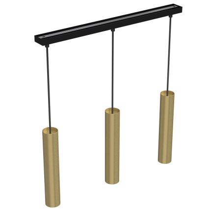 Chandelier on a string RAITO 3xGU10/8W/230V brass