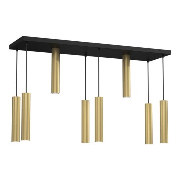 Chandelier on a string RAITO 8xGU10/8W/230V brass