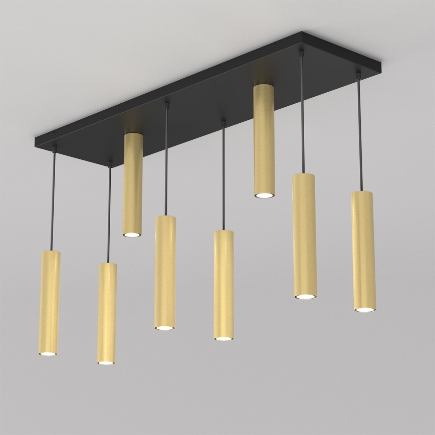 Chandelier on a string RAITO 8xGU10/8W/230V brass