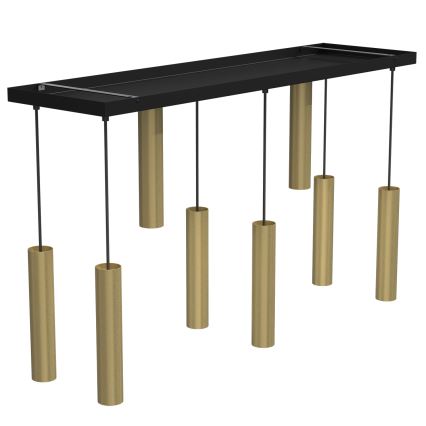 Chandelier on a string RAITO 8xGU10/8W/230V brass