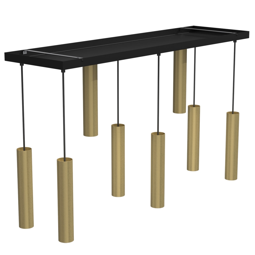 Chandelier on a string RAITO 8xGU10/8W/230V brass