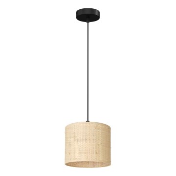 Chandelier on a string RATTAN 1xE27/60W/230V d. 18 cm rattan