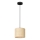 Chandelier on a string RATTAN 1xE27/60W/230V d. 18 cm rattan