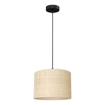 Chandelier on a string RATTAN 1xE27/60W/230V d. 25 cm rattan