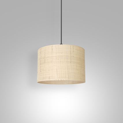 Chandelier on a string RATTAN 1xE27/60W/230V d. 25 cm rattan