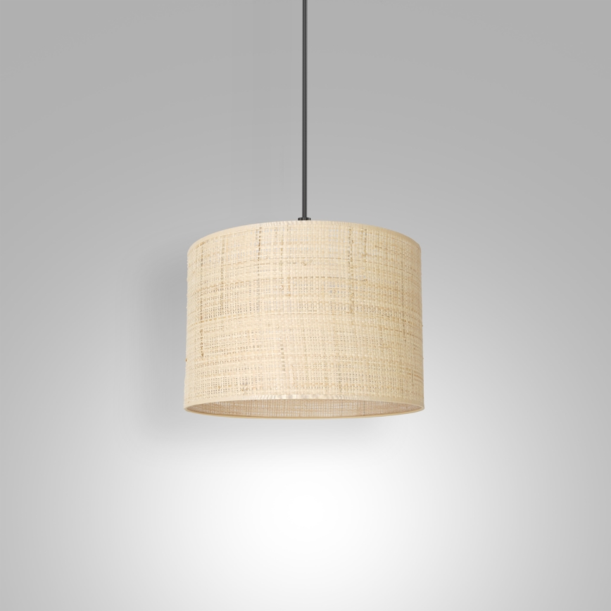 Chandelier on a string RATTAN 1xE27/60W/230V d. 25 cm rattan