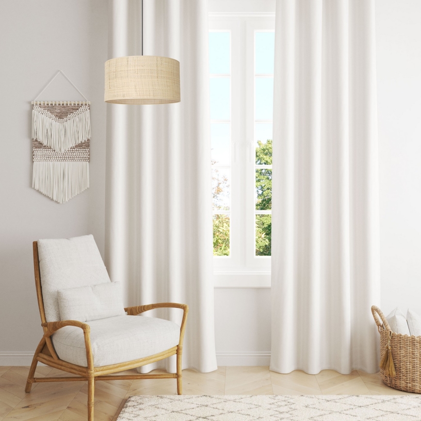 Chandelier on a string RATTAN 1xE27/60W/230V d. 40 cm rattan