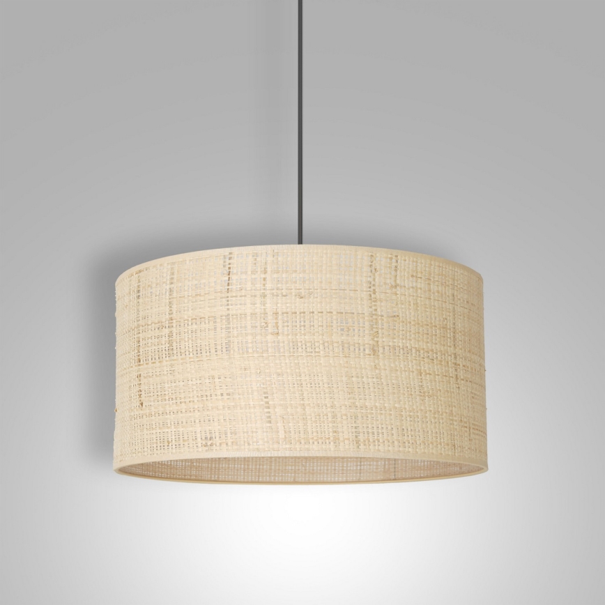 Chandelier on a string RATTAN 1xE27/60W/230V d. 40 cm rattan