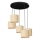 Chandelier on a string RATTAN 5xE27/60W/230V rattan