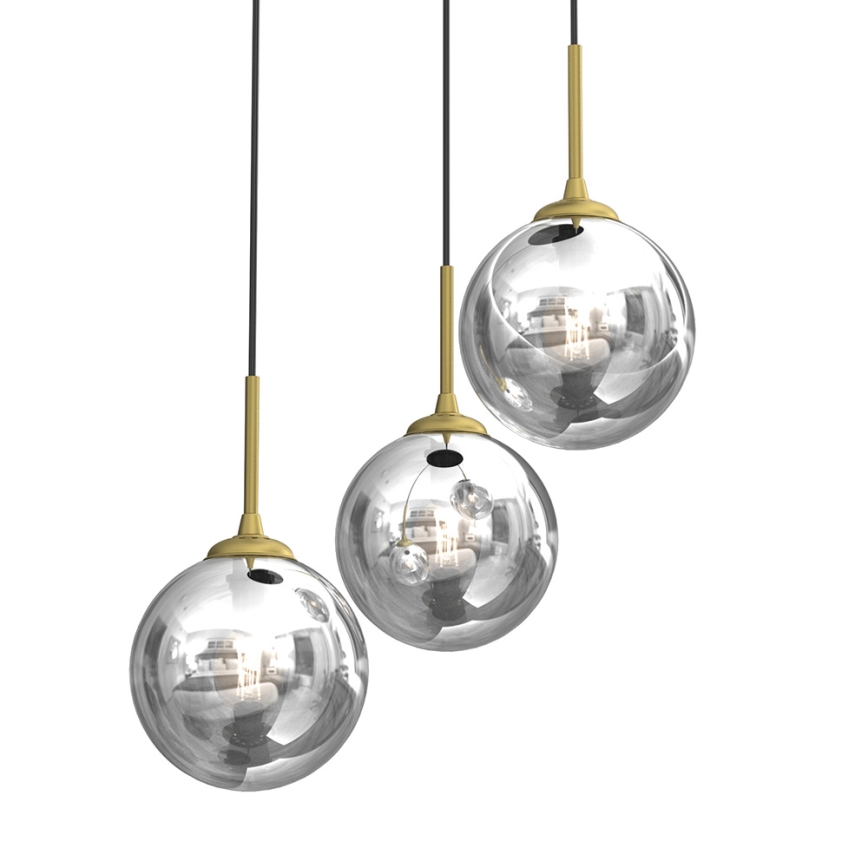 Chandelier on a string REFLEX 3xE14/40W/230V