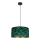 Chandelier on a string RELLA 1xE27/60W/230V green/gold
