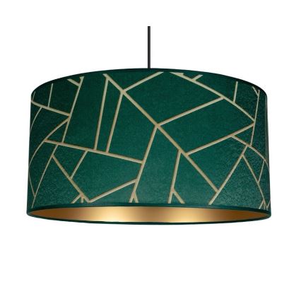 Chandelier on a string RELLA 1xE27/60W/230V green/gold