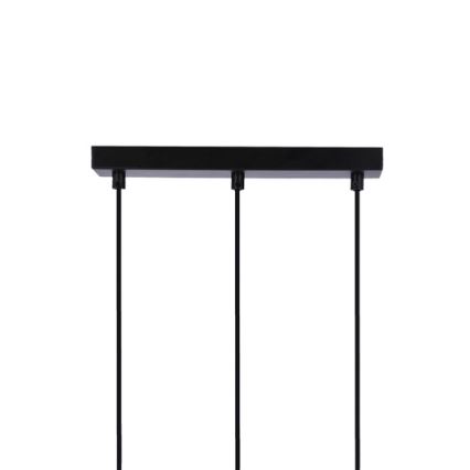 Chandelier on a string RENO 3xE27/40W/230V black/brown