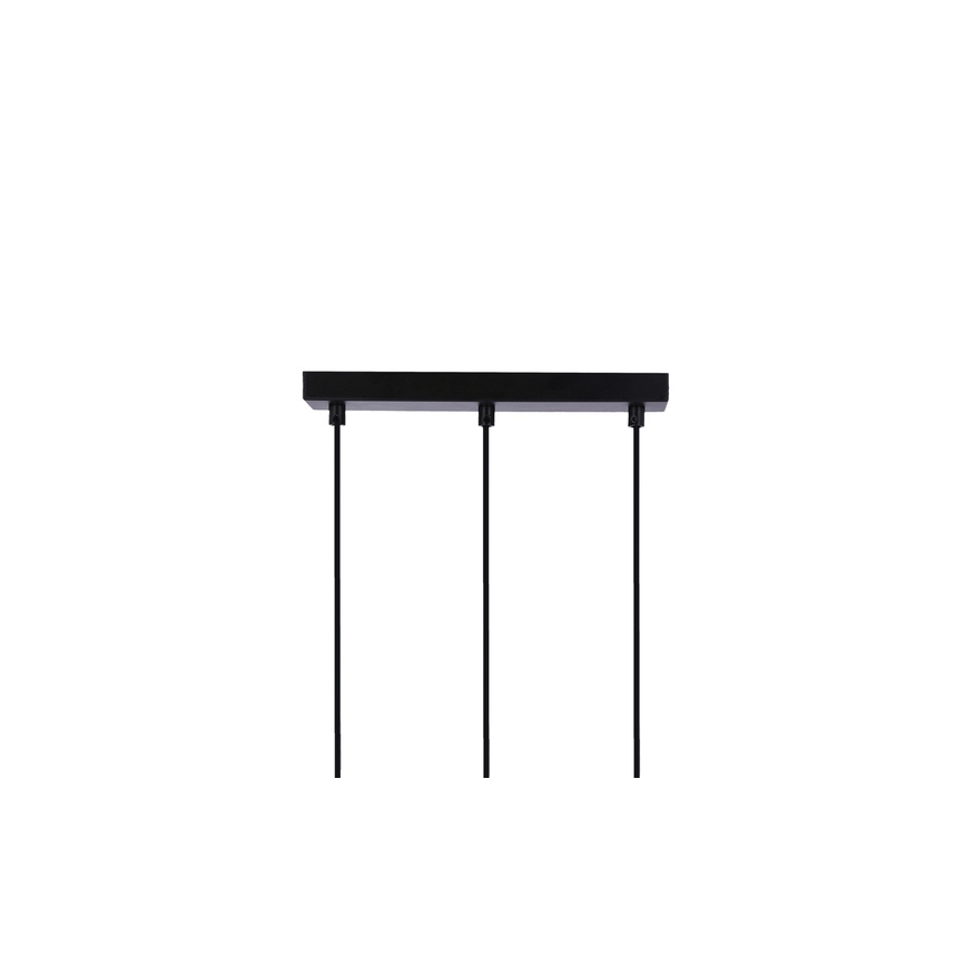 Chandelier on a string RENO 3xE27/40W/230V black/brown