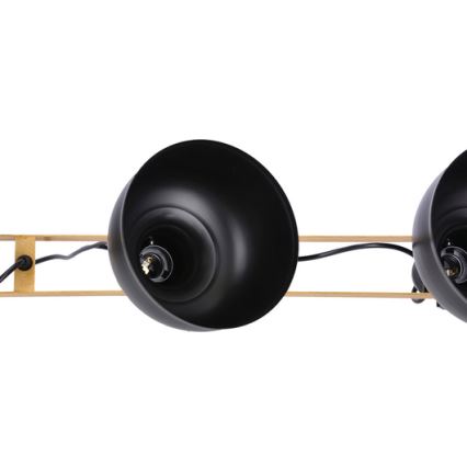 Chandelier on a string RENO 3xE27/40W/230V black/brown