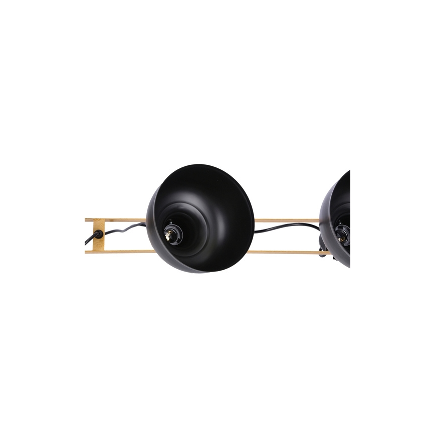 Chandelier on a string RENO 3xE27/40W/230V black/brown
