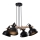Chandelier on a string RENO 4xE27/40W/230V black/brown