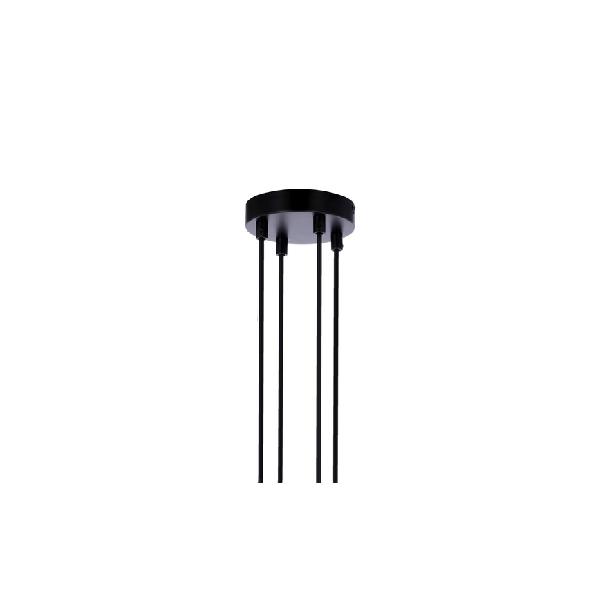 Chandelier on a string RENO 4xE27/40W/230V black/brown