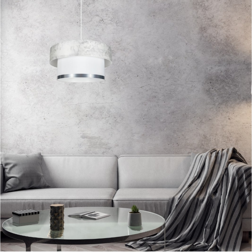 Chandelier on a string RESSA 1xE27/60W/230V creamy