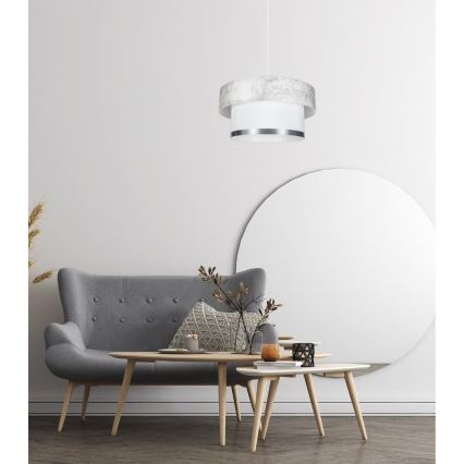 Chandelier on a string RESSA 1xE27/60W/230V creamy