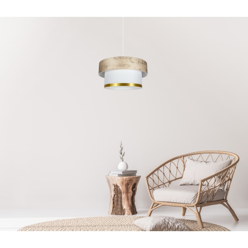 Chandelier on a string RESSA 1xE27/60W/230V gold