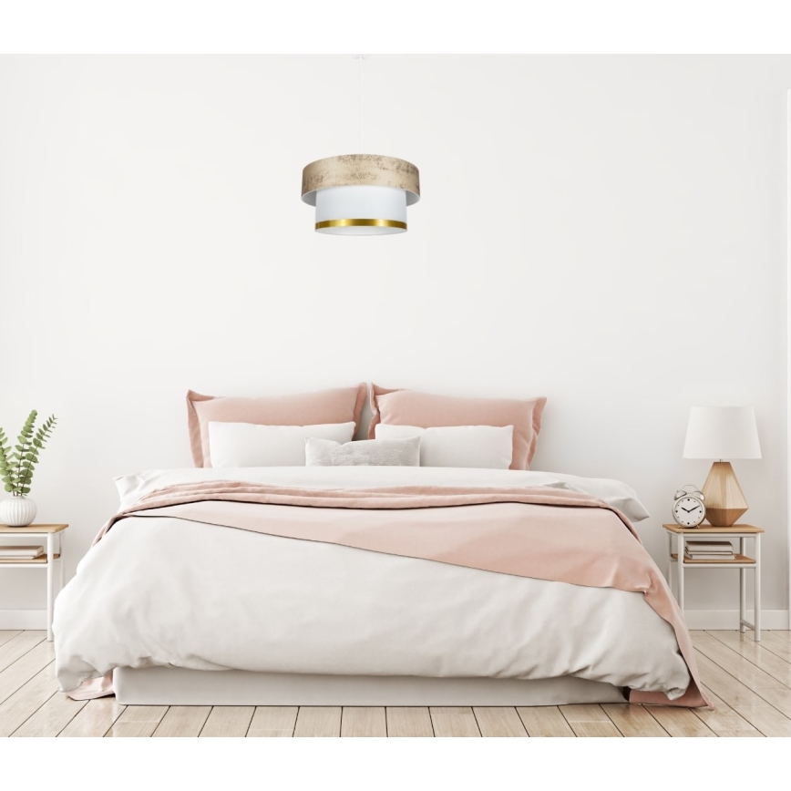 Chandelier on a string RESSA 1xE27/60W/230V gold
